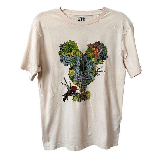 UNIQLO X DISNEY Mickey Mouse Garden Tee Small - Picture 1 of 3
